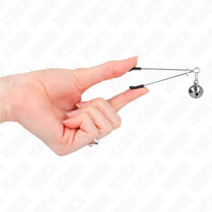 KINK - SILVER THIN BINER TWEEZERS 7 CM