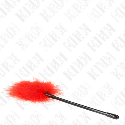 KINK - RED TICKLING FEATHERS USED IN BONDAGE KIT 27 CM