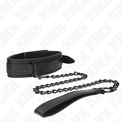 KINK - COLLAR DE NEOPRENO BONDAGE MODELO 2 CON CINTURÓN AJUSTABLE DE 78 CM 37,5 X 49,5 CM