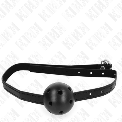 KINK - PELOTA RESPIRABLE NEGRA SIMPLICITY 4,5 CM MORDAZA 62 x 1,5 CM