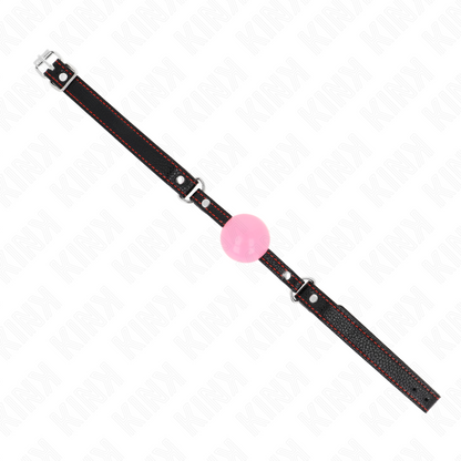 KINK - BOLA DE ORO ROSA DE 4 CM AMORDAZAMIENTO DE 60 x 2 CM