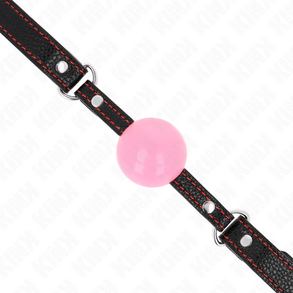 KINK - BOLA DE ORO ROSA DE 4 CM AMORDAZAMIENTO DE 60 x 2 CM