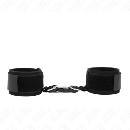 KINK - SUJECIONES DE MUÑECA DE NEOPRENO CON VELCRO NEGRAS AJUSTABLES 22-34 CM