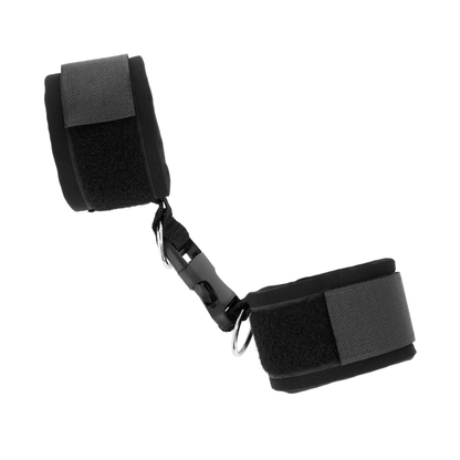 KINK - SUJECIONES DE MUÑECA DE NEOPRENO CON VELCRO NEGRAS AJUSTABLES 22-34 CM