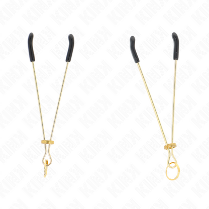 KINK - PINZAS FINAS ORO 7 CM