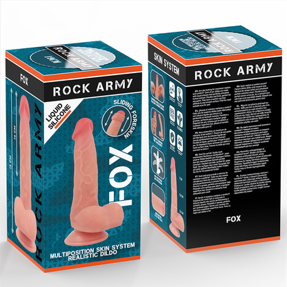 ROCKARMY - SILICONE LÍQUIDO FOX 19 CM -O- 3,2 CM
