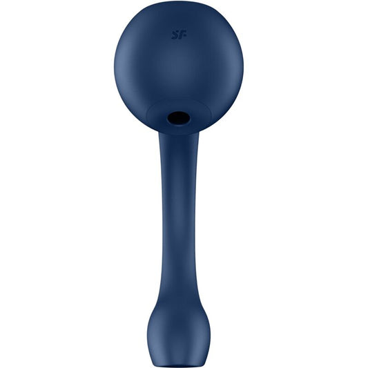 SATISFYER - PRO+ WAVE 4 GE SPOT STIMULATOR AIR PULSE FREE APP DARK BLUE