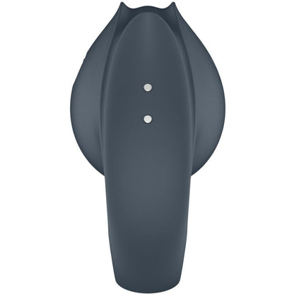 SATISFYER - PERFECT PAIR 2 MULTIVIBRANTING 2-IN-1 COCK RING AND FINGER STIMULATOR GRAY