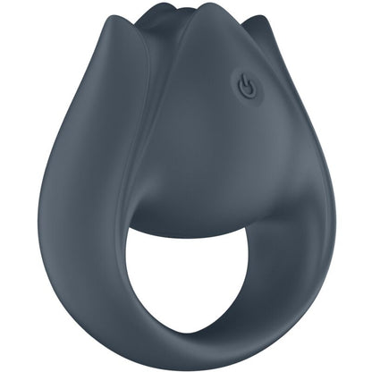 SATISFYER - PERFECT PAIR 2 MULTIVIBRANTING 2-IN-1 COCK RING AND FINGER STIMULATOR GRAY