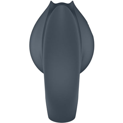 SATISFYER - PERFECT PAIR 2 MULTIVIBRANTING 2-IN-1 COCK RING AND FINGER STIMULATOR GRAY