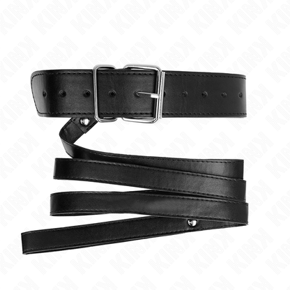 KINK - COLLAR CON CINTURÓN 116 CM ASA NEGRA AJUSTABLE 32-50 CM X 8 CM