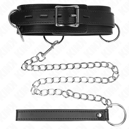KINK - COLLAR DE ESCLAVITUD DE 3 ANILLOS CON ASA 80 CM 53 X 5 CM