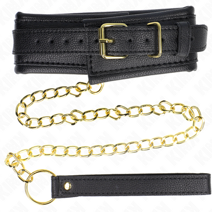 KINK - COLLAR CON ESPONJA ASA DE POLIPIEL MODELO 1 AJUSTABLE 37-54 CM X 3 CM