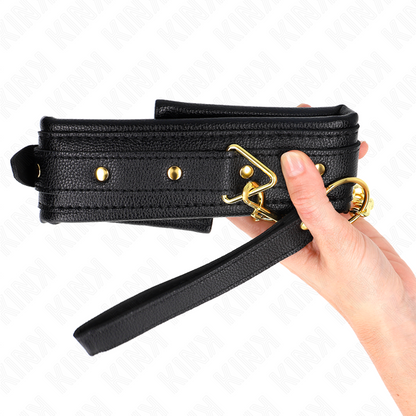 KINK - COLLAR CON ESPONJA ASA DE POLIPIEL MODELO 1 AJUSTABLE 37-54 CM X 3 CM