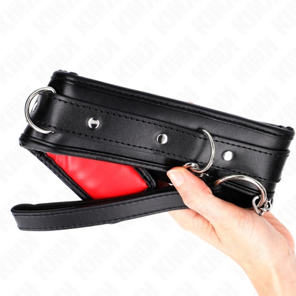KINK - COLLAR CON ESPONJA ASA DE POLIPIEL MODELO 3 AJUSTABLE 37-54 CM X 3 CM