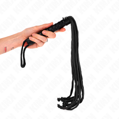 KINK - 56 CM BLACK ROPE WHIP