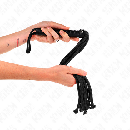 KINK - 56 CM BLACK ROPE WHIP