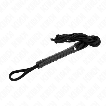 KINK - 56 CM BLACK ROPE WHIP