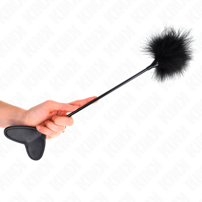 KINK - TICKLING FEATHERS WITH HEART PADDLE 31 CM