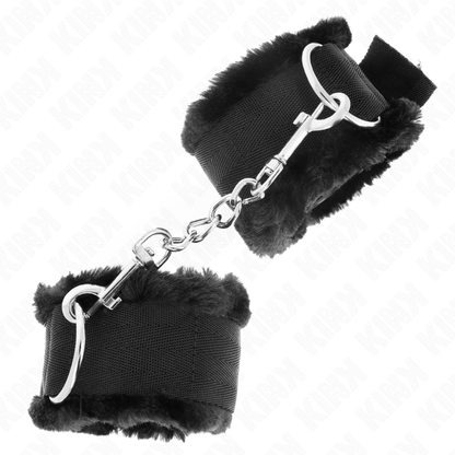 KINK - BLACK FURRY LINING WRIST ADJUSTABLE 17-31 CM X 7 CM