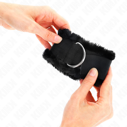 KINK - BLACK FURRY LINING WRIST ADJUSTABLE 17-31 CM X 7 CM