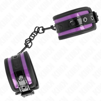 KINK - ADJUSTABLE LIGHT PURPLE NEOPRENE CUFFS 21-28 CM X 5 CM