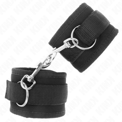 KINK - PULSERA NYLON BIND HOOK&LOOP NEGRO MODELO 2 AJUSTABLE 18-35 CM X 6 CM
