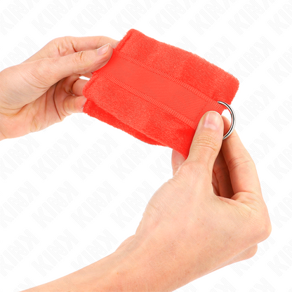 KINK - ESPOSAS DE PIEL PRINCIPIANTE ROJO 30 X 7 CM