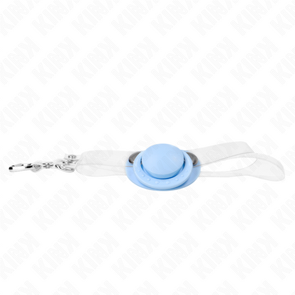 KINK - LIGHT BLUE PACIFIER-SHAPED GAG 5.5 x 4 CM ADJUSTABLE 43-60 CM