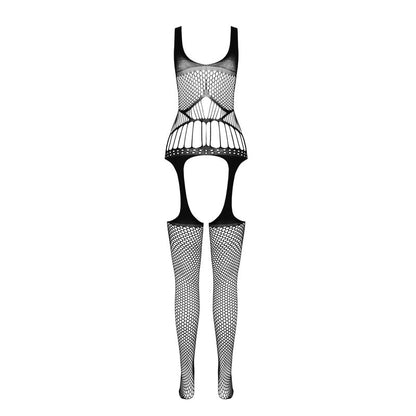 PASSION - BS 106 BLACK BODYSTOCKING ONE SIZE
