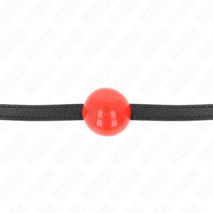 KINK - BOLA SIMPLE ROJA MORDEDOR 4 CM 65 x 1,5 CM