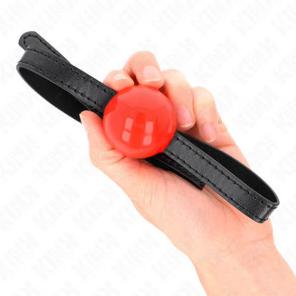 KINK - BOLA SIMPLE ROJA MORDEDOR 4 CM 65 x 1,5 CM