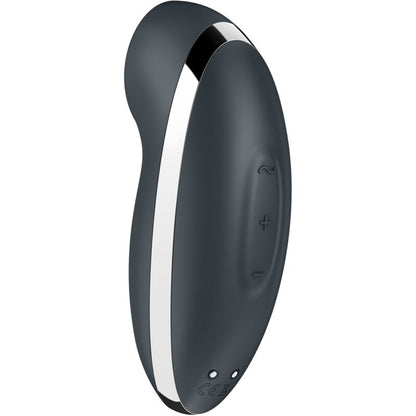 SATISFYER - TAP &amp; CLIMAX 2 VIBRATOR AND STIMULATOR GRAY