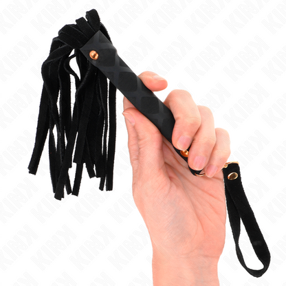 KINK - MINILÁTIGO DE ANTE NEGRO 30 CM