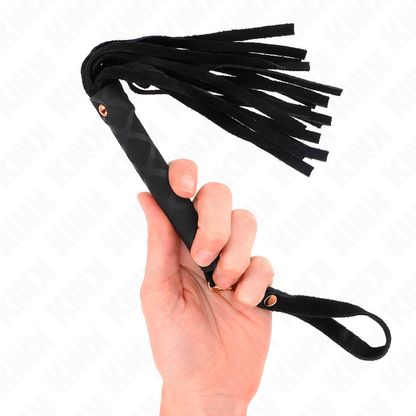 KINK - MINILÁTIGO DE ANTE NEGRO 30 CM
