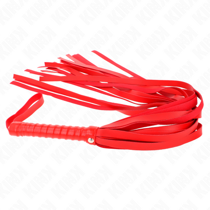 KINK - WHIP WITH SHORT RED HANDLE 70 CM