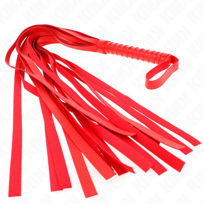 KINK - WHIP WITH SHORT RED HANDLE 70 CM