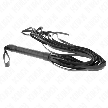 KINK - BLACK SHORT HANDLE LONG TAIL WHIP 70 CM