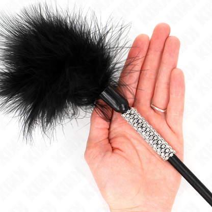 KINK - TICKLING FEATHERS WITH 50 CM Rhinestone Handle