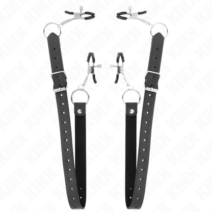KINK - 4 ADJUSTABLE CLITORAL CLAMPS 34-48 CM
