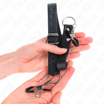 KINK - 4 ADJUSTABLE CLITORAL CLAMPS 34-48 CM