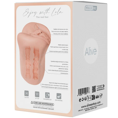 ALIVE - FLEX MALE VAGINAL MASTURBATOR SIZE M