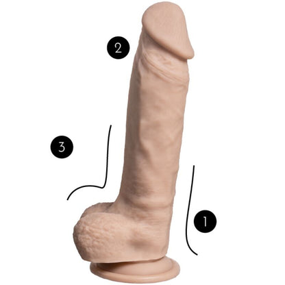 SILEXD - MODELO 1 PENE REALISTA PREMIUM SILEXPAN SILICONA 21.5 CM