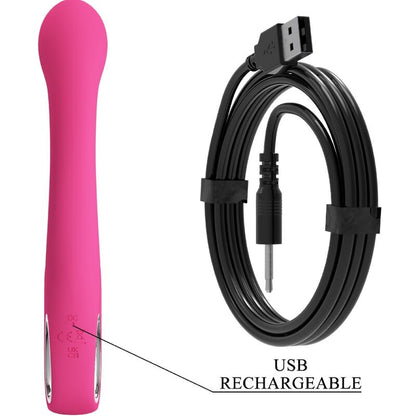 PRETTY LOVE - VIBRADOR FRITZ RABBIT 12 VELOCIDADES ROSA