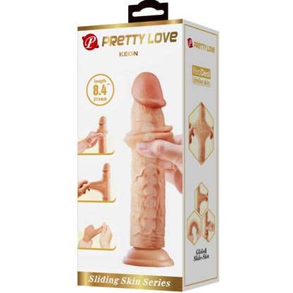 PRETTY LOVE - KEON DILDO REALISTA 21 CM COLOR CARNE