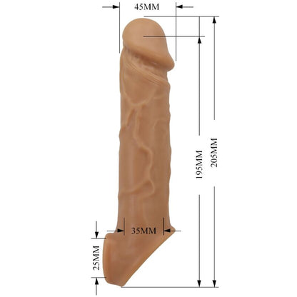 PRETTY LOVE - REALISTIC FLESH SKIN PENIS SLEEVE