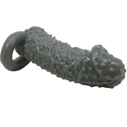 PRETTY LOVE - REALISTIC PENIS ENLARGEMENT AND DELAY SLEEVE MODEL 2 GRAY