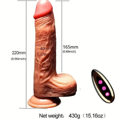 ARMONY - DILDO REALISTA VIBRATORIO RECARGABLE