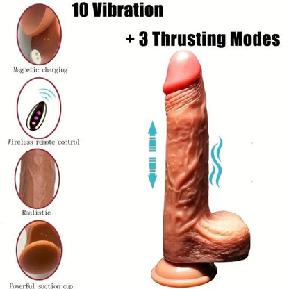ARMONY - DILDO REALISTA VIBRATORIO RECARGABLE