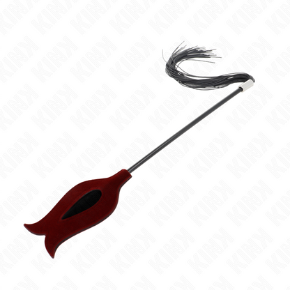 KINK - 45 CM SILICONE TASSEL WHIP ROSE SHAPE